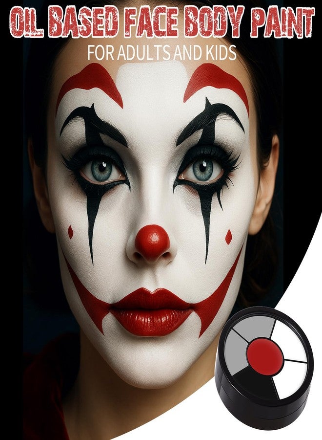 BOBISUKA Grey Face & Body Paint – 6 Colors Cream Washable Face Paint for Skeleton Vampire Zombie Joker Devil Costume & Theme – Easy to Blend, High Pigment & Long Lasting - Image 5